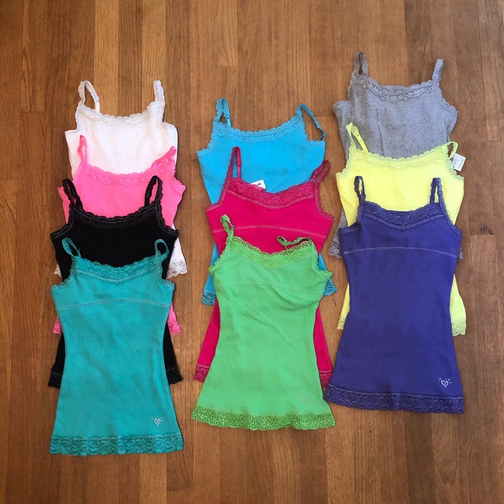 🌺 New / like new Justice tank/ camisole Size 8.